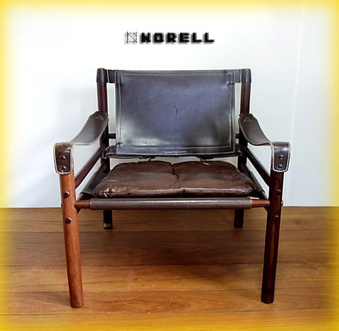 ～ 北欧家具を代表するアルネ・ノレル至極の作 ～ 1960's ヴィンテージ スウェーデン NORELL （ ノレル社 ） ラウンジチェア 『 Sirocco Safari 』 チェア 【出張買取＆販売＆レンタル】