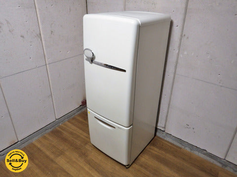 ナショナル National ウィル WiLL 冷蔵庫 '03 FRIDGE - mini フリッジ ミニ 162L ホワイト ～レトロなデザインで目を引く唯一無二のデザイン冷蔵庫。【買取と販売とレンタルのお店】