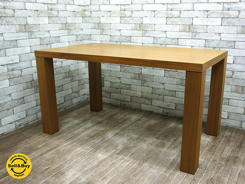 moda en casa モーダ・エン・カーサ ウォールナット材 club 140 ダイニングテーブル 【 買取と販売とレンタルのお店 】