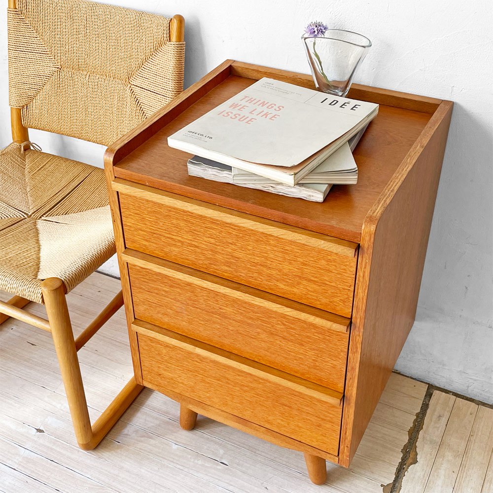 【下北沢店】ウニコ unico アルベロ ALBERO スモール サイドチェスト チークカラー 3段 ナイトテーブル テレフォンスタンド 北欧ビンテージスタイル 買取させていただきました。