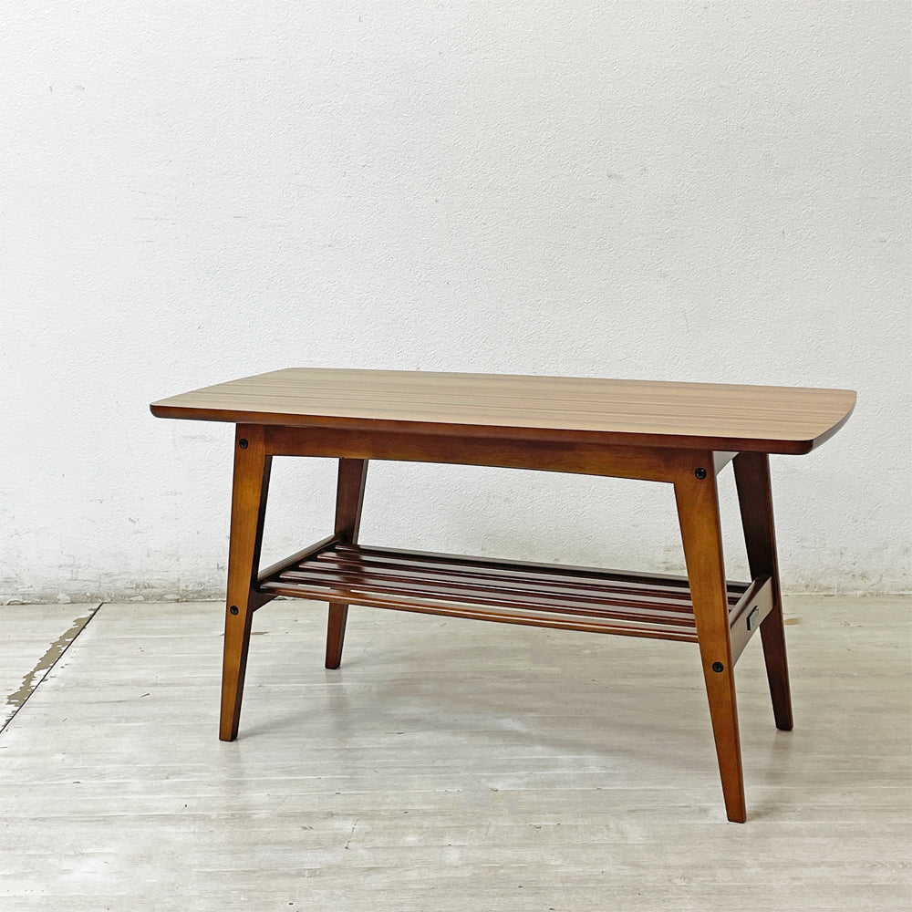 【祖師ヶ谷大蔵店】カリモク60 karimoku リビングテーブル S コーヒーテーブル センターテーブル レトロモダン ミッドセンチュリー ウォールナットカラー 買取させていただきました。