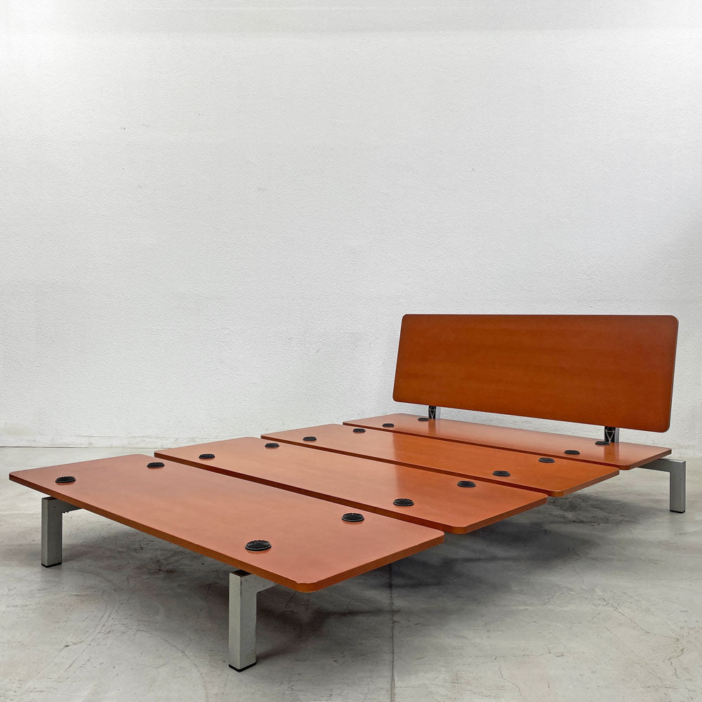 【登戸BASE EC店】カッシーナ Cassina エクセン XEN ダブルサイズ ベッドフレーム ダークブラウン ハンス・ウェッツスタイン 買取させていただきました。