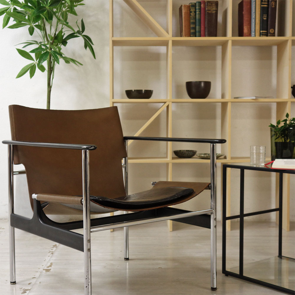 ノール ノル Knoll Model 657 スリングチェア ポロックアームチェア チャールズ・ポロック デザイン ビンテージ 米国 ～コントラストが際立つポロック不朽の名作～