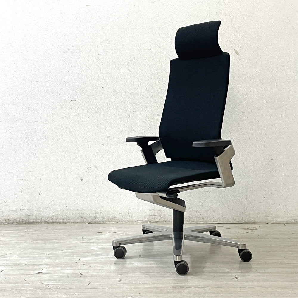 【祖師ヶ谷大蔵店】ウィルクハーン Wilkhahn オン ON.シリーズ オフィスチェア ハイバック ヘッドレスト付 XWH-17573HK3599 ファイバーフレックス アルミつや消し 買取させていただきました。