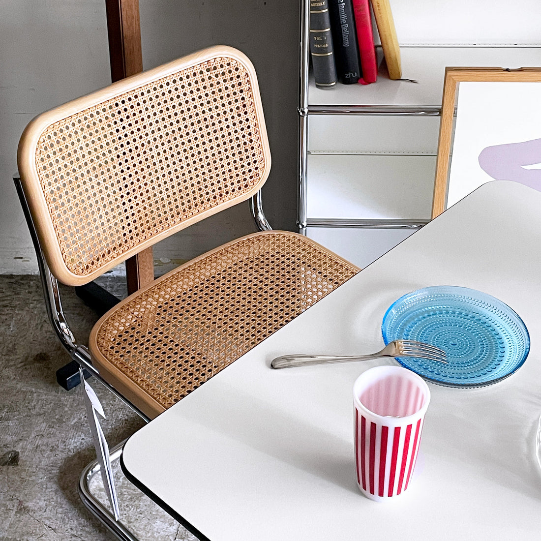 ノルスタジオ Knoll Studio ノール ブロイヤーコレクション Breuer Collection チェスカチェア CESCA CHAIR アームレス マルセル・ブロイヤー 定価¥183,700- ～ 暑さを忘れる 美しい椅子 ～