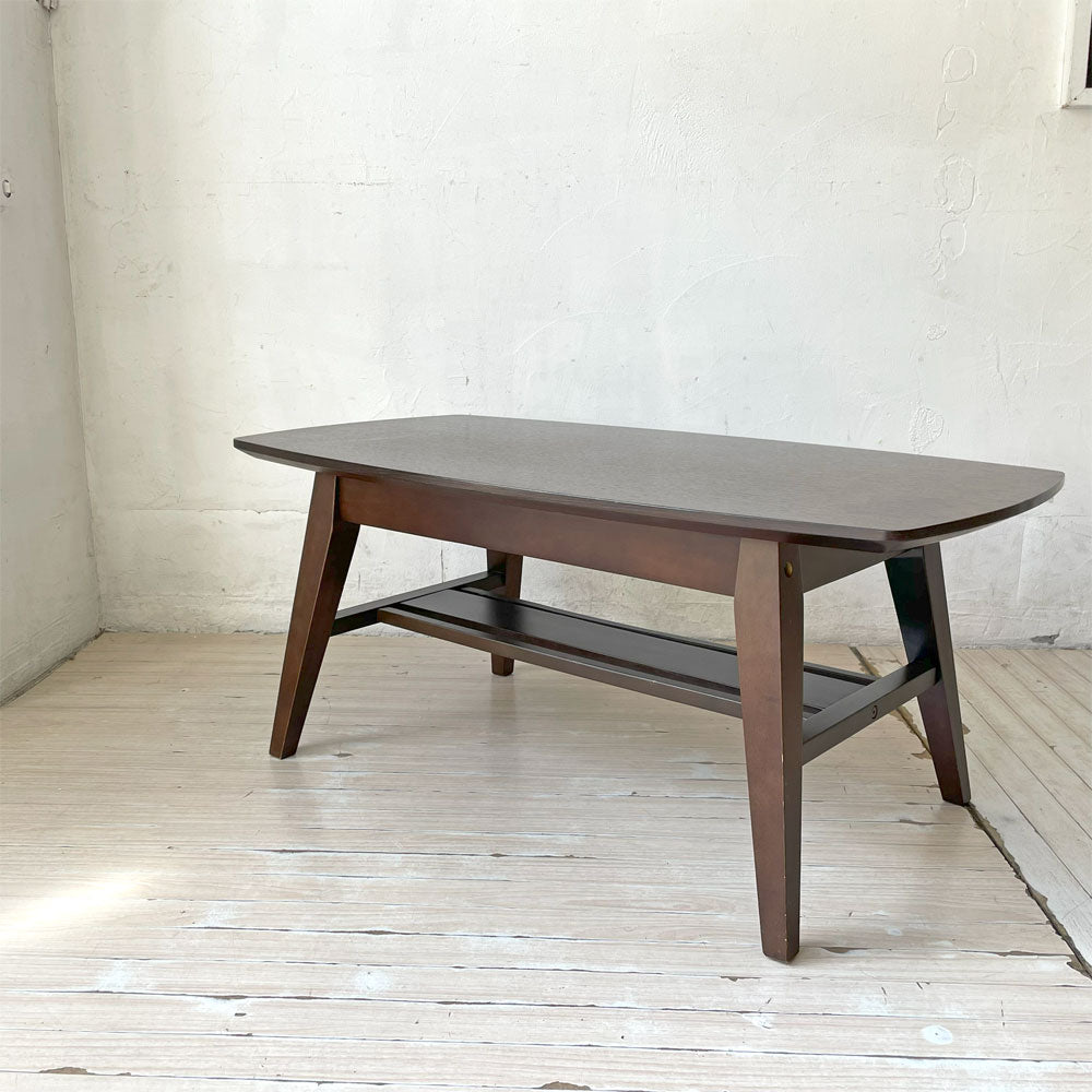 【下北沢店】エーフラット a.flat オーバル コーヒーテーブル 引き出し付き W90cm アッシュ材 買取させていただきました。