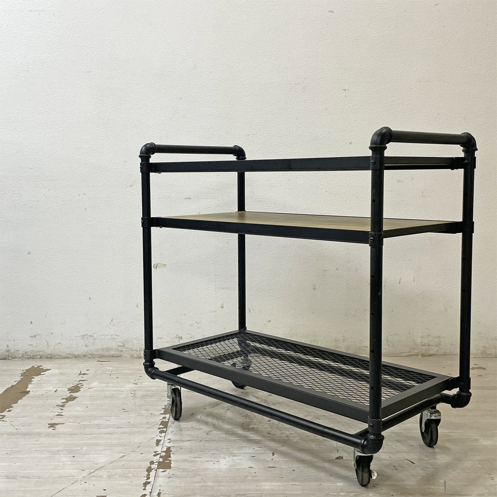 【祖師ヶ谷大蔵店】インダストリアルデザイン キッチンカート ワゴン ツールカート パイプフレーム スチール 店舗什器 買取させていただきました。