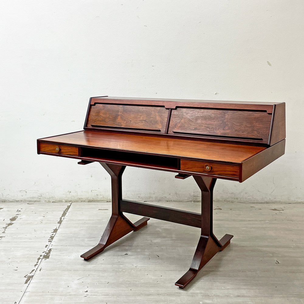 【祖師ヶ谷大蔵店】ベルニーニ Bernini Model530 ローズウッド ライティングデスク 5ドロワー ロールトップ上台付き 稀少イタリア モダン ビンテージ 買取させていただきました。
