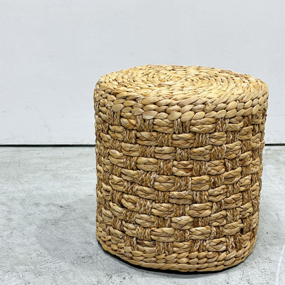 【祖師ヶ谷大蔵店】SUNO & MORRISON チェッカード プフ CHECKERED POEF オットマン ウォーターヒヤシンス ナチュラル 買取させていただきました。
