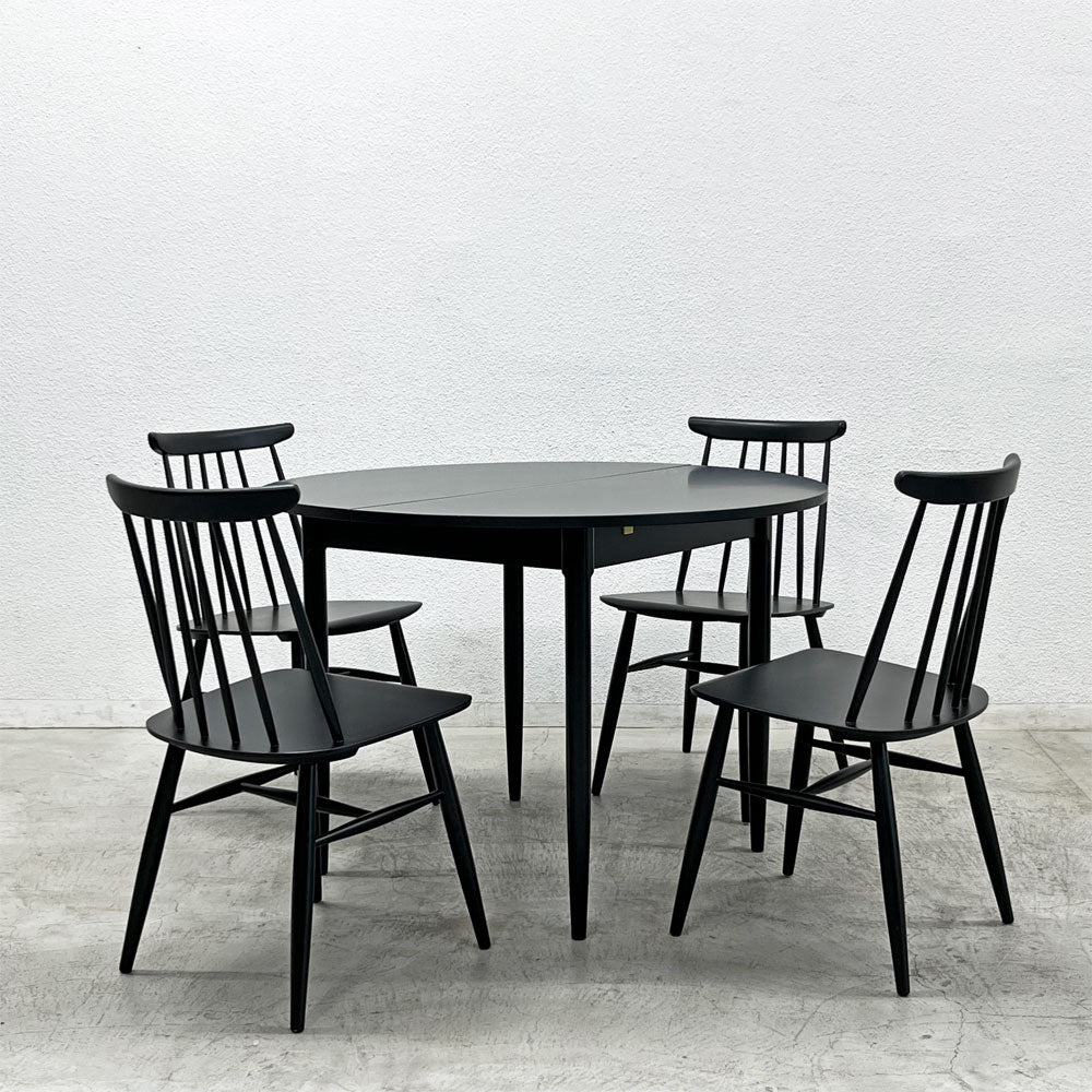 【登戸BASE店】アスコ ASKO エクステンション ダイニングテーブル サラチェア 4脚 5点セット ビンテージ 買取させていただきました。