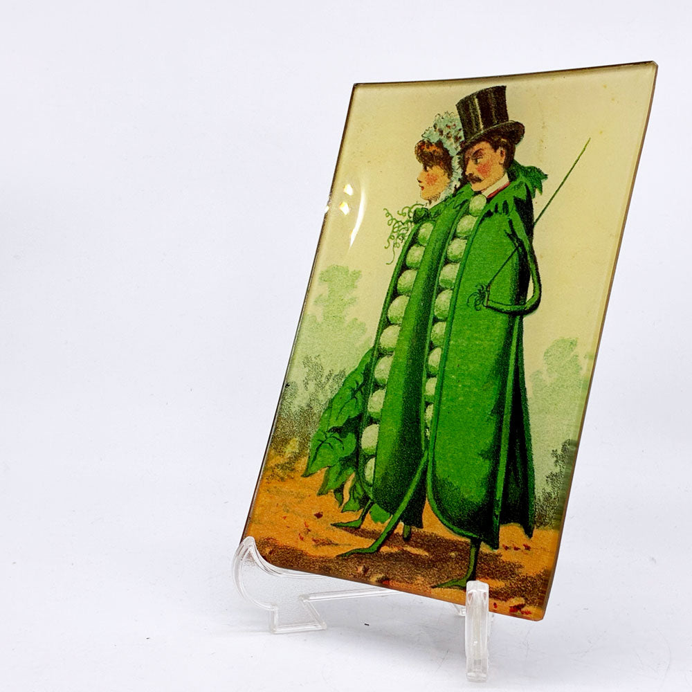 【祖師ヶ谷大蔵店】ジョンデリアン JOHN DERIAN デコパージュプレート エンドウ豆の夫妻 Peas in a Pod Mini-Tray 飾り皿 ニューヨーク H.P.FRANCE 取扱 買取させていただきました。