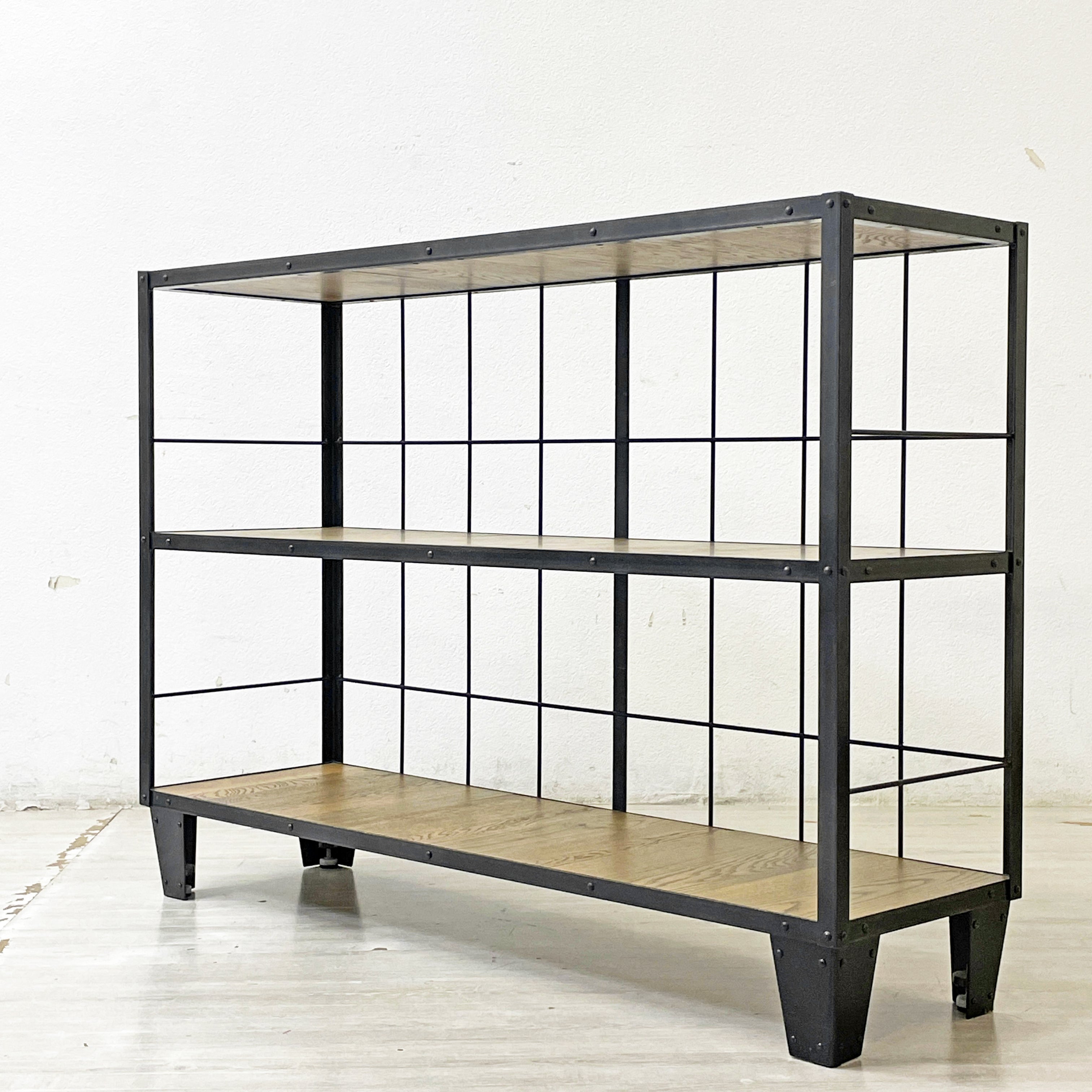 【祖師ヶ谷大蔵店】ジャーナルスタンダードファニチャー journal standard Furniture カルビ CALVI ワイドシェルフ WIDE SHELF 3段 オーク材 アイアン インダストリアル 買取させていただきました。