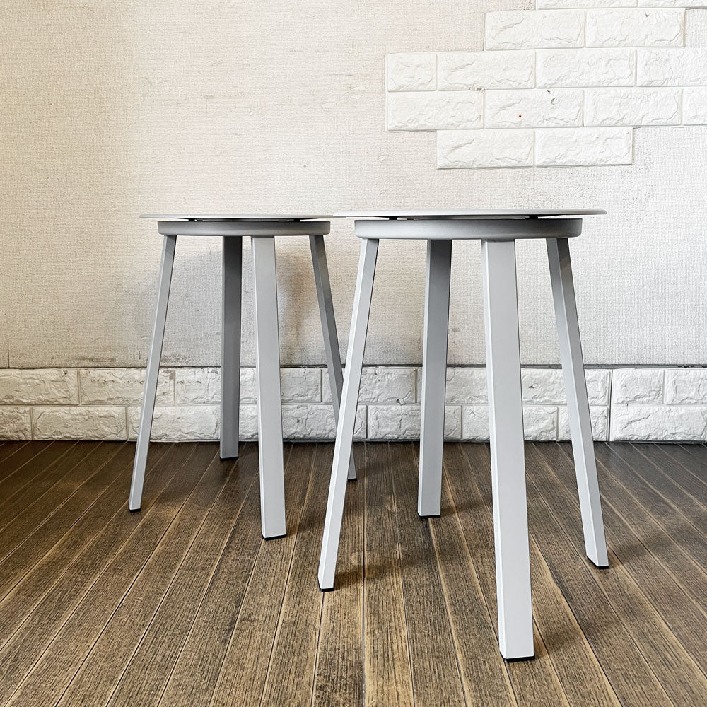 ヘイ HAY リボルバースツール REVOLVER STOOL スカイグレー 回転式座面 H48cm レオン・ランズメイヤー デンマーク 定価￥33,000- ～「物足りない」にフィットする！ ～