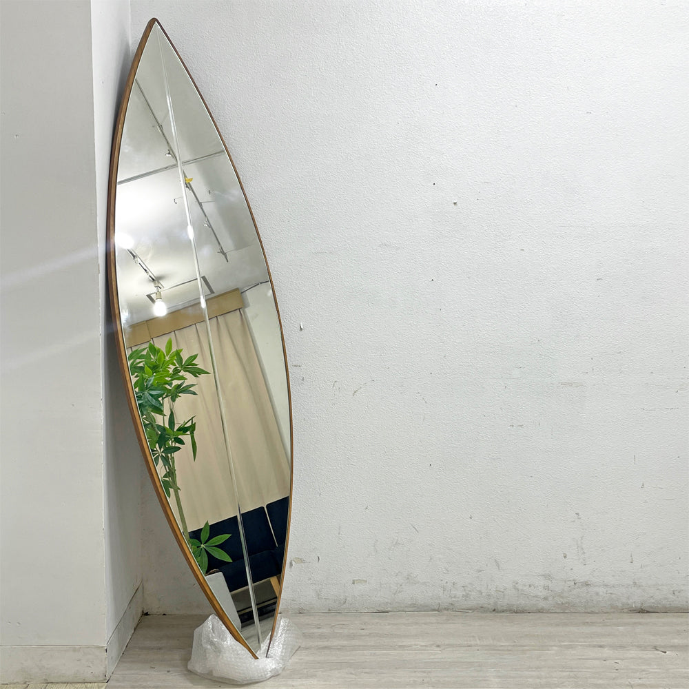 【祖師ヶ谷大蔵店】ポラダ porada サーフ1 SURF1 ウォールミラー 壁掛け 姿見 ウォールナット材 イタリア アクタス ACTUS取り扱い 買取させていただきました。