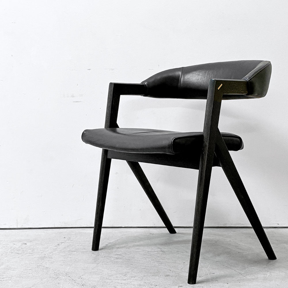 【祖師ヶ谷大蔵店】スクエアルーツ SQUARE ROOTS ランナチェア LANNA CHAIR ダイニングチェア アームチェア オーク材×牛革 レザー 参考価格￥77,000- 買取させていただきました。