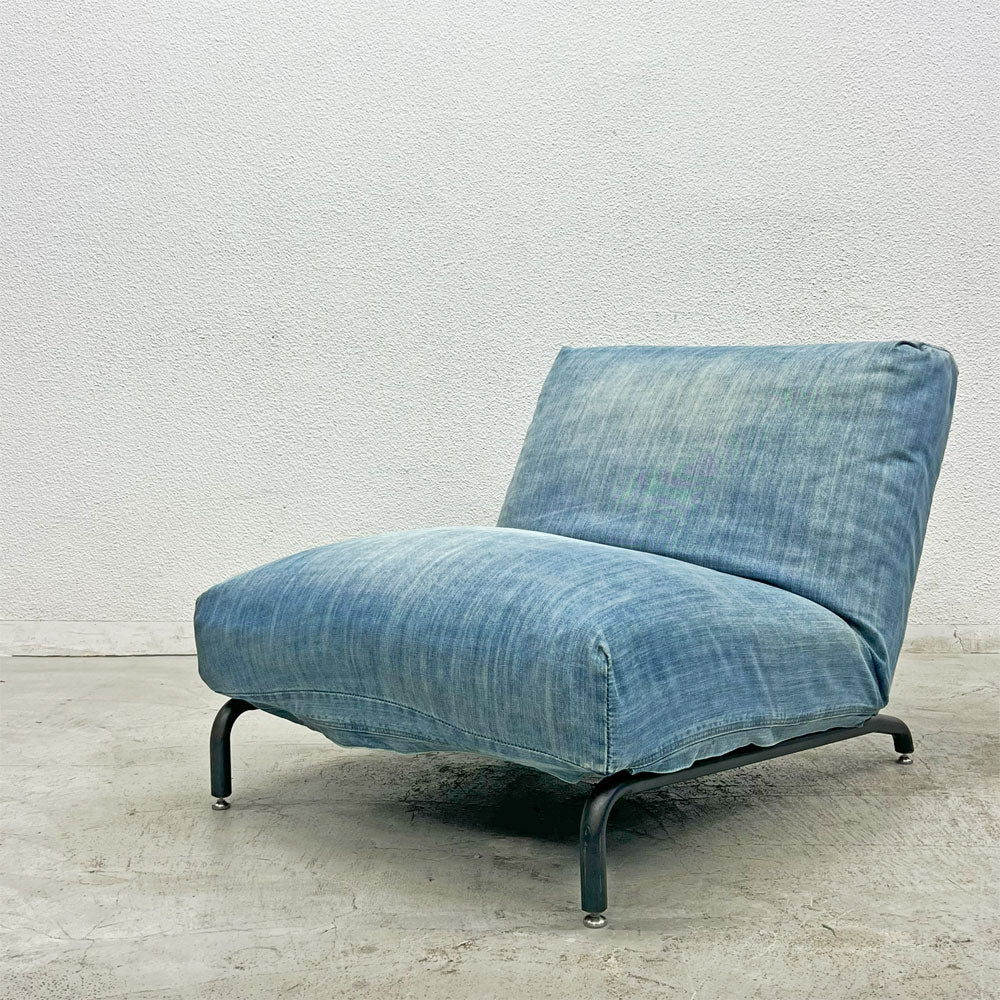 【登戸BASE店】ジャーナルスタンダードファニチャー j.s.F ロデ2 RODEZ 2ND カバーリング リクライニングソファ 1Pソファ デニム生地買取させていただきました。