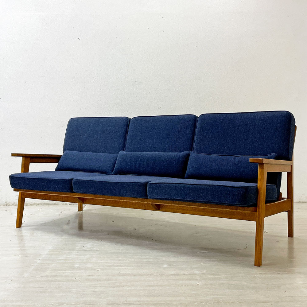 【祖師ヶ谷大蔵店】スタンダードトレード STANDARD TRADE Wood Frame Sofa SFA-03C-3Pソファ ナラ無垢材 買取させていただきました。