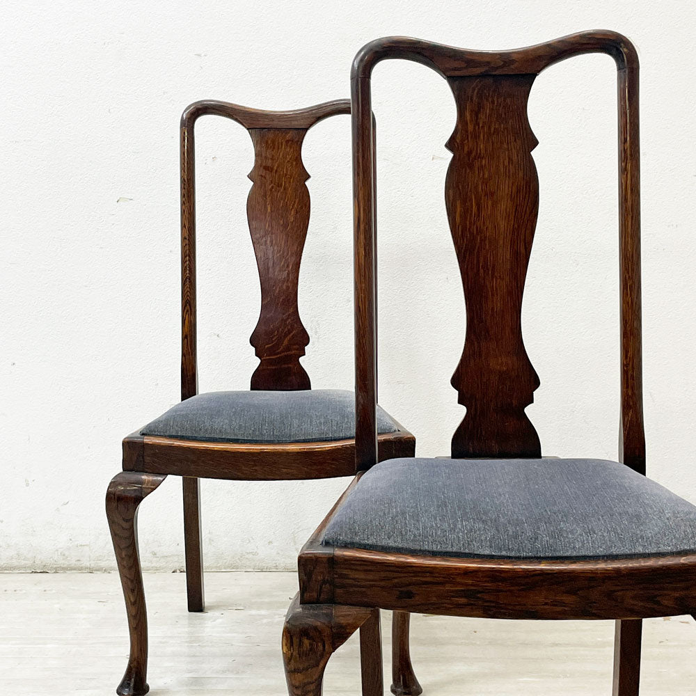 【祖師ヶ谷大蔵店】UKビンテージ ハイバック ダイニングチェア オーク材 ロイズアンティークス Lloyd's Antiques 取扱 英国家具 買取させていただきました。