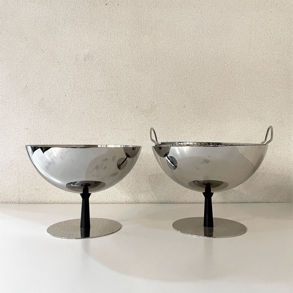 【経堂店】アレッシィ ALESSI AC04 フルーツボウル 脚付 ステンレス製 アキッレ・カスティリオーニ Achille Castiglioni イタリア ザルあり＆なし 計2点 買取させていただきました。