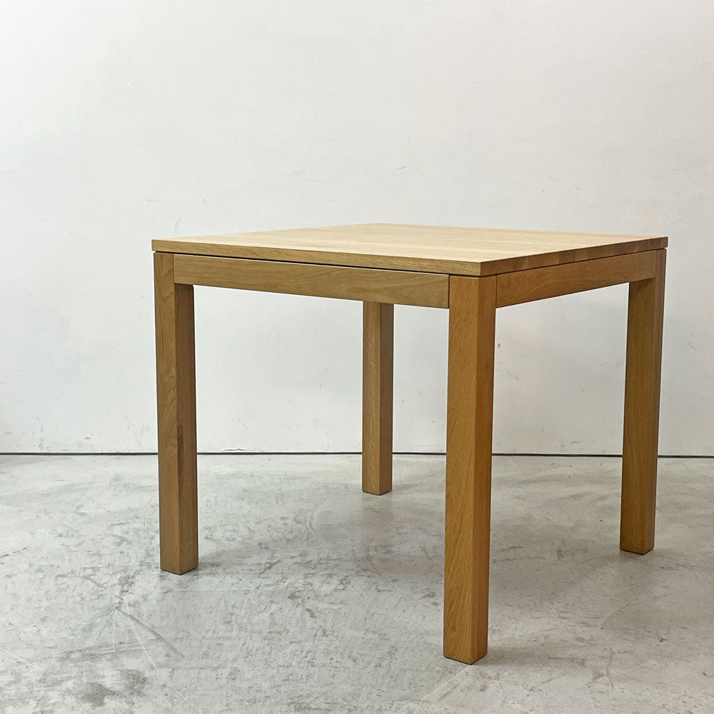 【祖師ヶ谷大蔵店】無印良品 MUJI ダイニングテーブル 無垢集成材 オーク材 引出付 W80cm スクエア ナチュラルスタイル 参考価格￥59,900- 買取させていただきました。