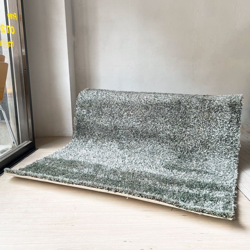 【下北沢店】アクタス ACTUS ノット KNOT オーダーラグ アングル ANGRE シャギー グリーン グレー クリーニング済み 買取させていただきました。