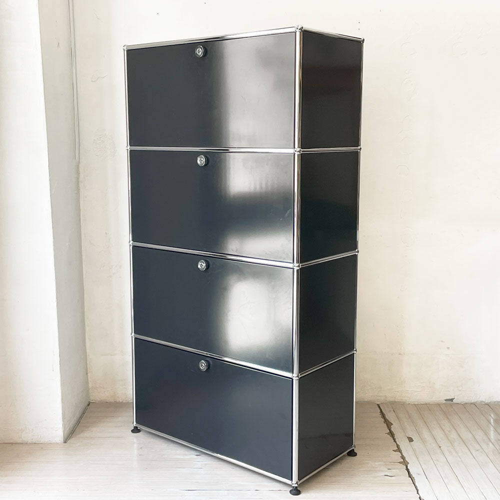 【下北沢店】USMモジュラーファニチャー USM Haller USMハラーテーブル ワーキングデスク ダイニング チャコールリノリウム アジャスター 高さ調整機能付 スイス 買取させていただきました。