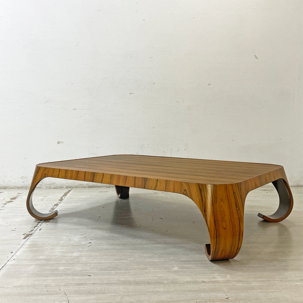 【祖師ヶ谷大蔵店】童木工 TENDO ブラジリアンローズウッド材 座卓 ローテーブル 剣持勇 ジャパニーズモダン 買取させていただきました。