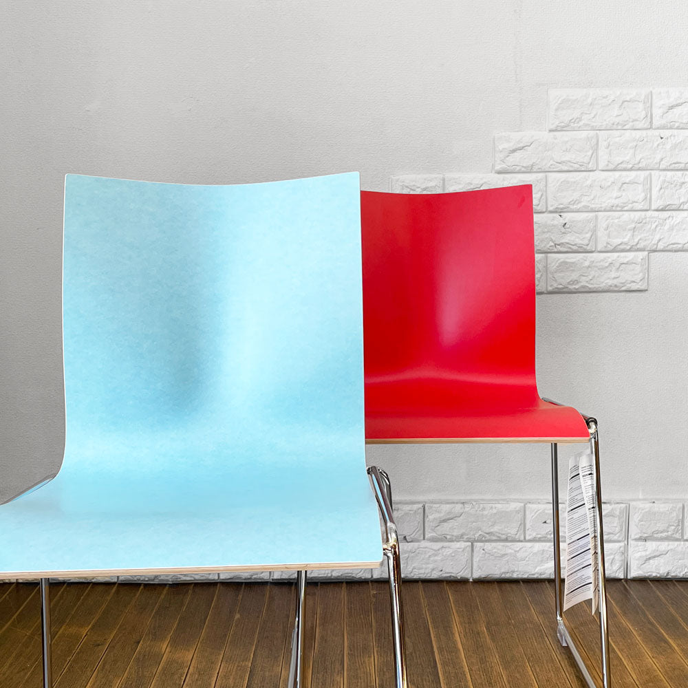 【経堂店】エンゲルブレヒト Engelbrechts チャリック CHAIRIK 107 ダイニングチェア スタッキング そりベース バーチ材 エリック・マグヌッセン 北欧家具 デンマーク 買取させていただきました。