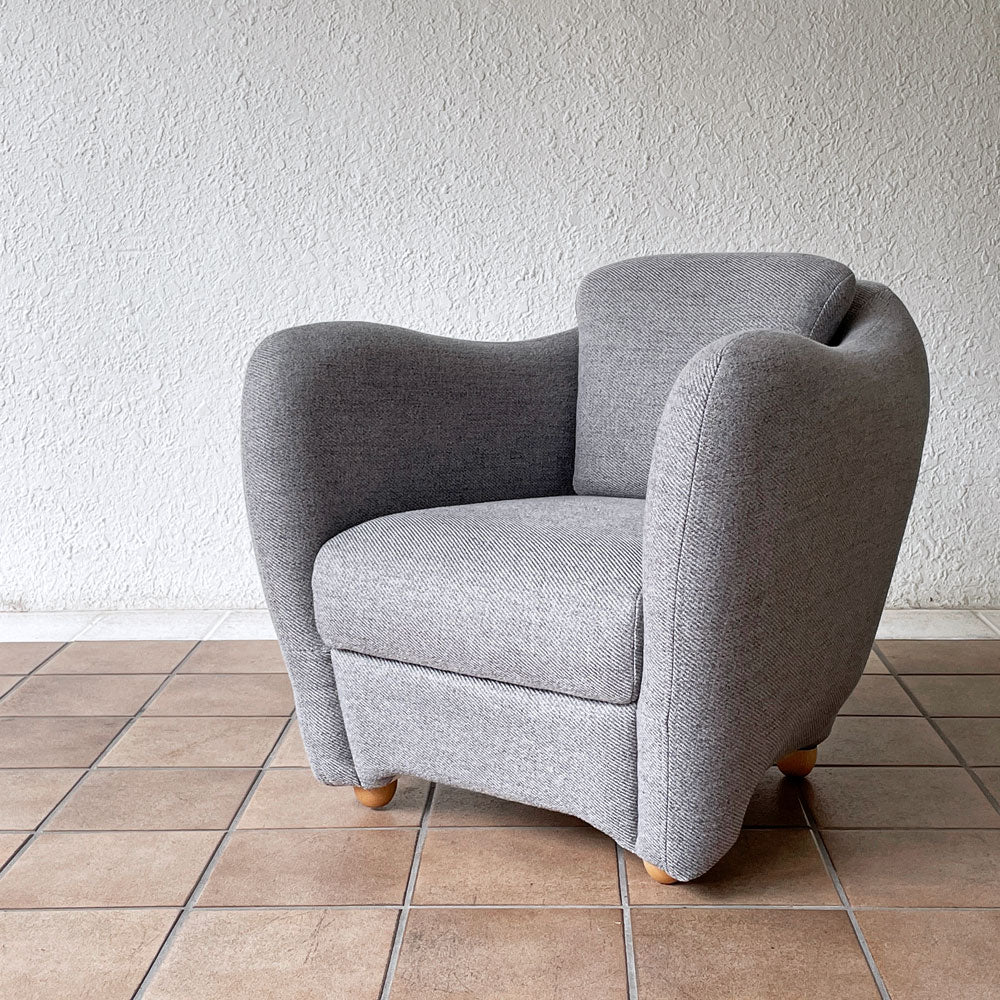  【用賀店】イデー IDEE ミニミラーアームチェア MINI MILLER ARM CHAIR パーソナルチェア シングルソファ ファブリック 買取させていただきました。