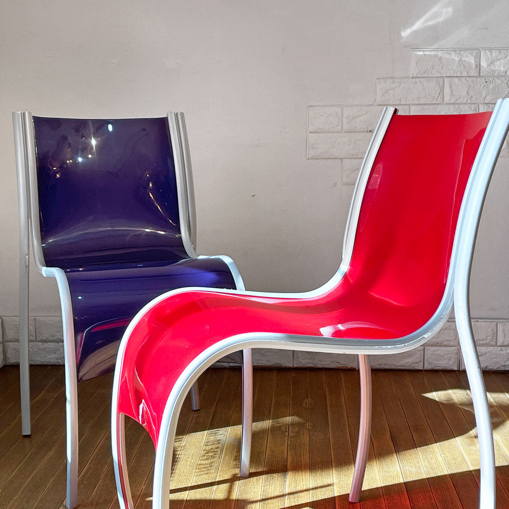 【経堂店】カルテル Kartell FPE chair スタッキングチェア ダイニングチェア アルミ ポリプロピレン ロンアラッド イタリアモダン 廃番 買取させていただきました。
