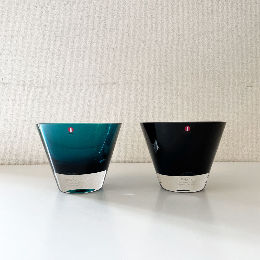 【経堂店】イッタラ iittala アニバーサリーボウル 125 Anniversary Bowl ペトロブルー & ブラック 135mm 箱付 ケルトゥ・ヌルミネン フィンランド 2006年限定 計2点 買取させていただきました。