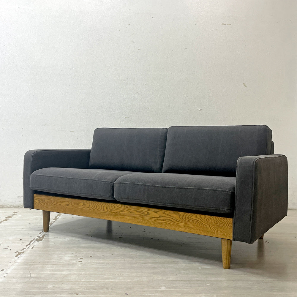 【祖師ヶ谷大蔵店】クラッシュゲート CRASH GATE イージーライフ Easyt life フリート 2シーターソファ FLEET W156cm タモ無垢材 キャンバス生地 廃番ファブリック 買取させていただきました。