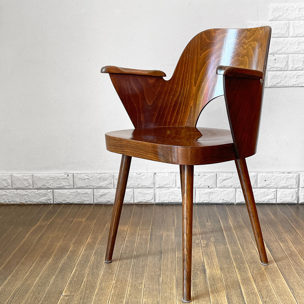 【経堂店】トン TON アームチェア ダイニングチェア ベントウッド 60's ビンテージ オズワルド・ヒエーテル Oswald Haerdtl 希少 買取させていただきました。