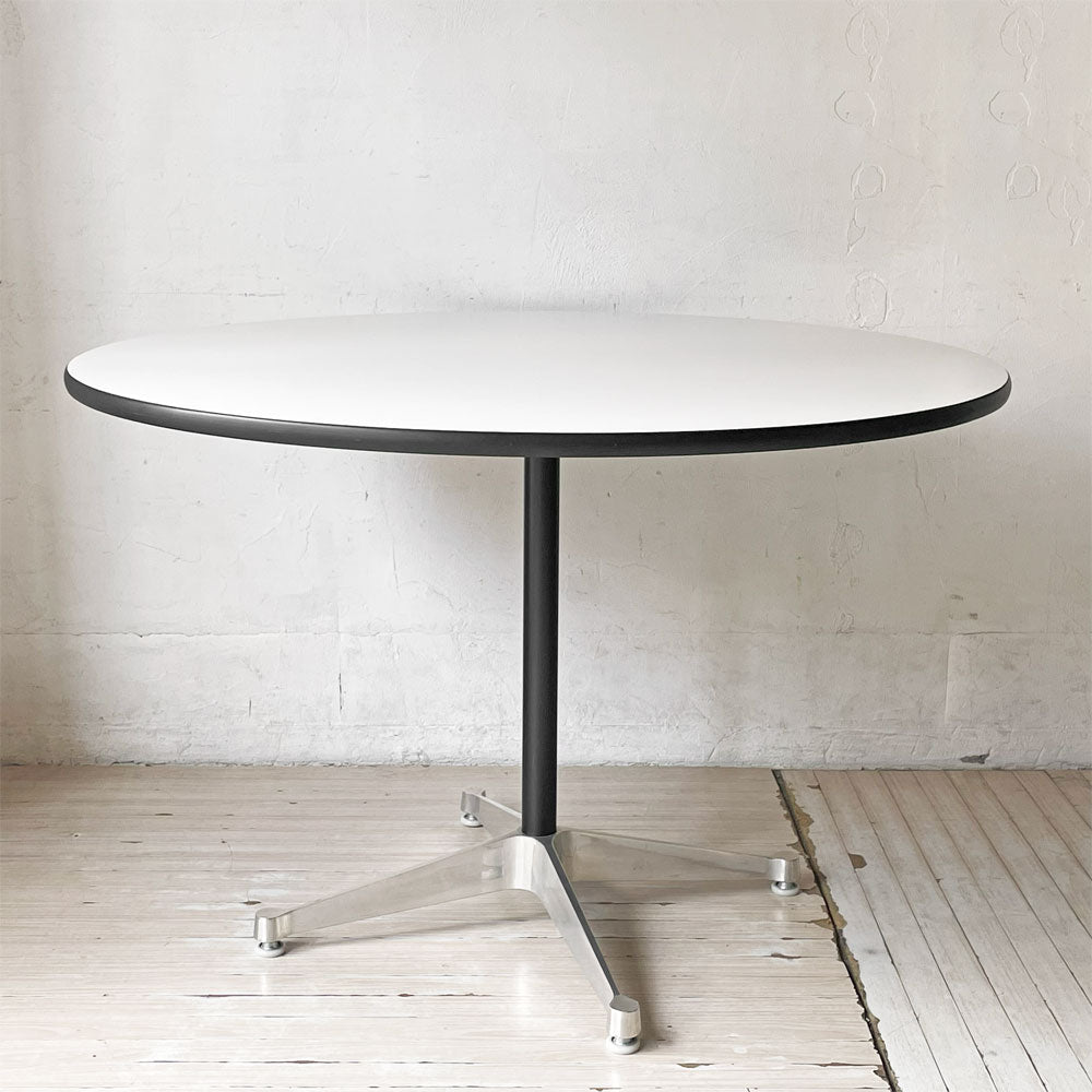 【下北沢店】ハーマンミラー Herman Miller コントラクトテーブル Contract table ラウンド ホワイト Φ106cm C&R イームズ ミッドセンチュリー 買取させていただきました。