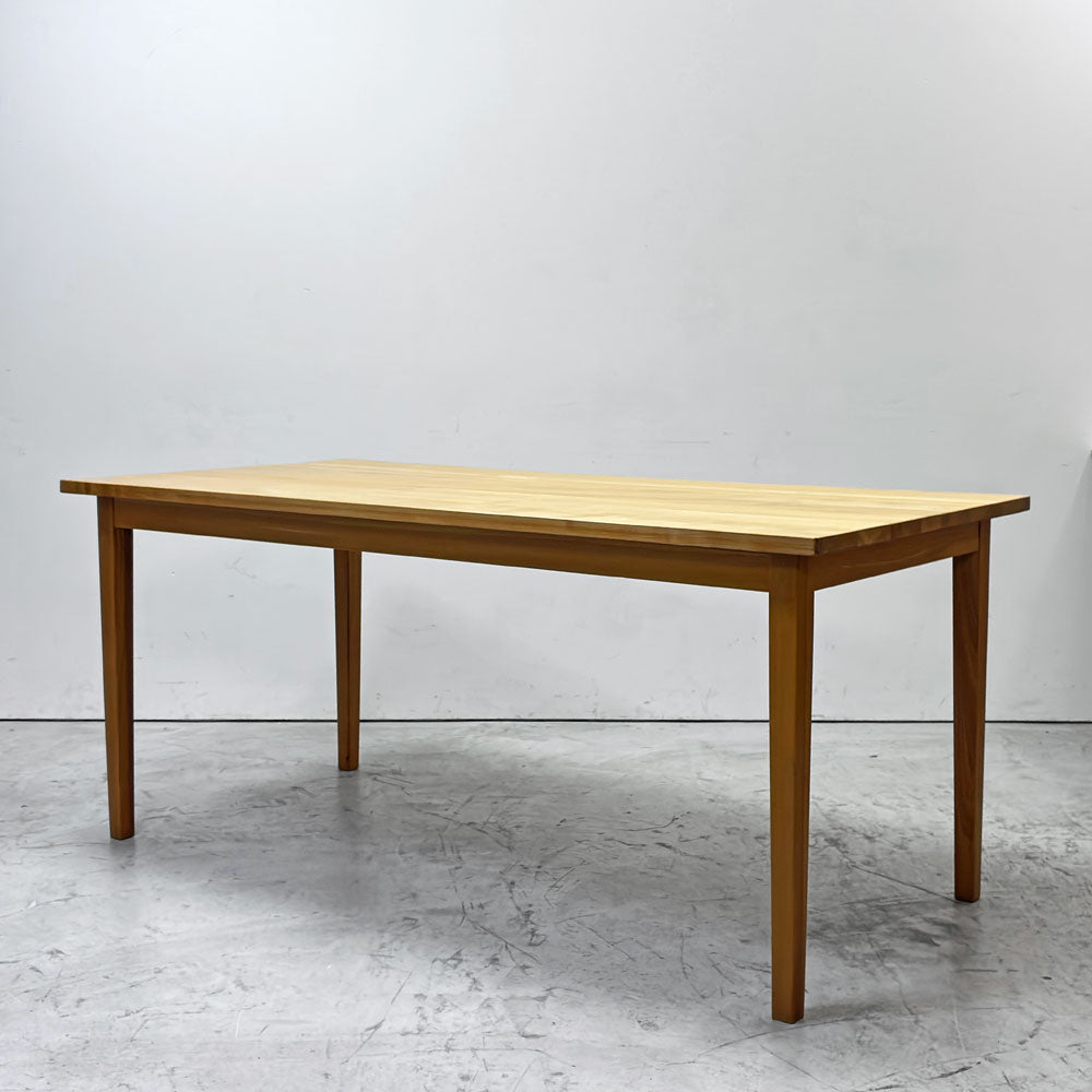 【祖師ヶ谷大蔵店】無印良品 MUJI ダイニングテーブル タモ材 無垢集成材 W165cm 廃番品 買取させていただきました。