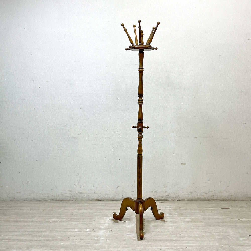 【祖師ヶ谷大蔵店】ニチハン Craft ビンテージ木製ポールハンガー コートハンガー ポーチラック ブナ材 H180cm 昭和レトロ クラシカルデザイン 買取させていただきました。