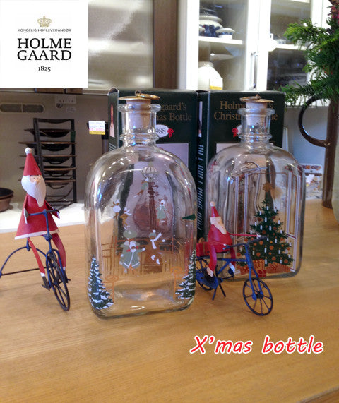 Danish glassware ～ホルムガード Holmegaard クリスマス ボトル '85＆'88年 デカンタ 【買取＆販売＆レンタル】