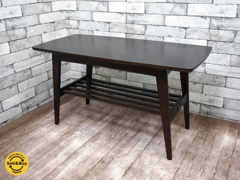 カリモク60 / ロクマル / karimoku 『 リビングテーブル ・ S 』カフェブラウン色 = 国内トップ老舗家具メーカーkarimokuのDNAを継承するロングライフデザイン! = 【買取と販売とレンタルのお店】