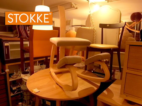 健康先進国ノルウェー発 ノルウェー Varier ／ ヴァリエール社 （ by STOKKE ）バランスチェア 『 バリアブル （背もたれ付き）』 入荷！！ 【買取＆販売＆レンタル】