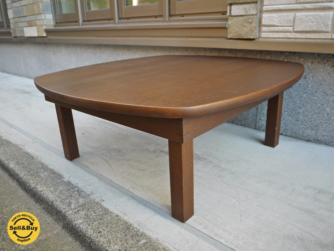 飛騨清見工房 HIDA kiyomikoubou 楢無垢材 ローテーブル ちゃぶ台 折り畳み  買い取りしました。経堂店 出張買取もお任せ下さい。