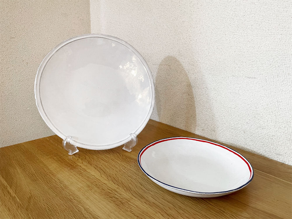 アスティエ・ド・ヴィラット ASTIER de VILLATTE シンプル SIMPLE ディナープレート & トリコロール TRICOLORE スーププレート フランス  中古品  買い取りしました。