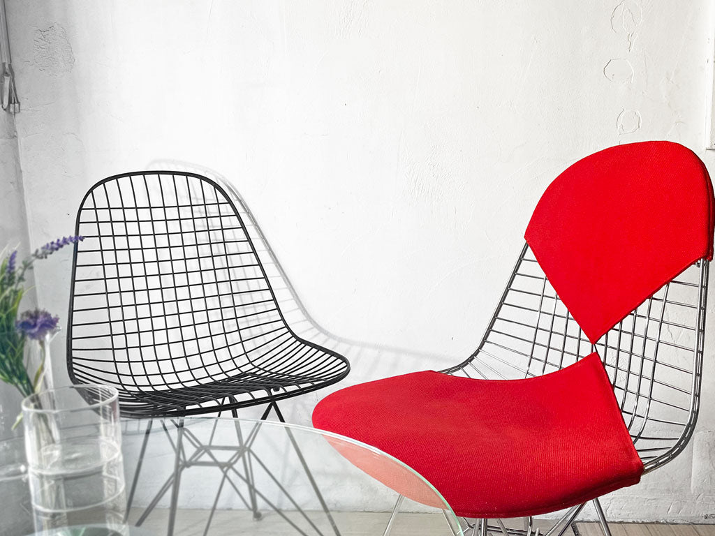 ハーマンミラー Herman Miller DKR ワイヤーチェア Eames Wire Chair エッフェルベース 2脚 買い取りしました。