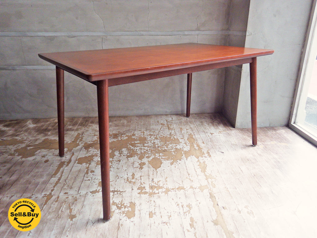 秋田木工 akimoku ダイニングテーブル 丸脚 M-T-001 ブラウン IDC大塚家具取扱 中古品 買い取りしました。