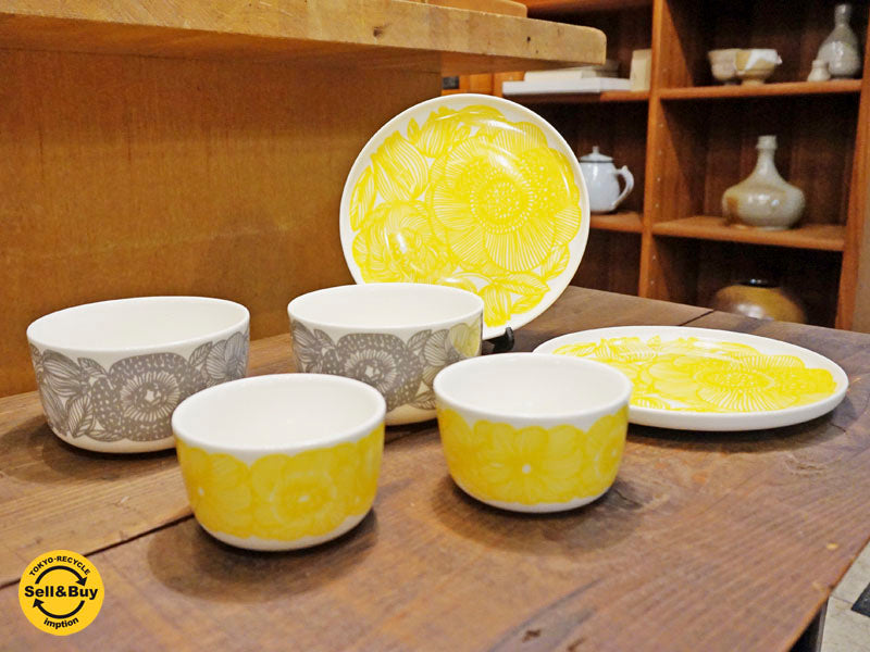 マリメッコ marimekko クルイェンポルヴィ kurjenpolvi プレート ＆ ボウル 中古品 買い取りしました。祖師ヶ谷大蔵店 出張買取もお任せ下さい。