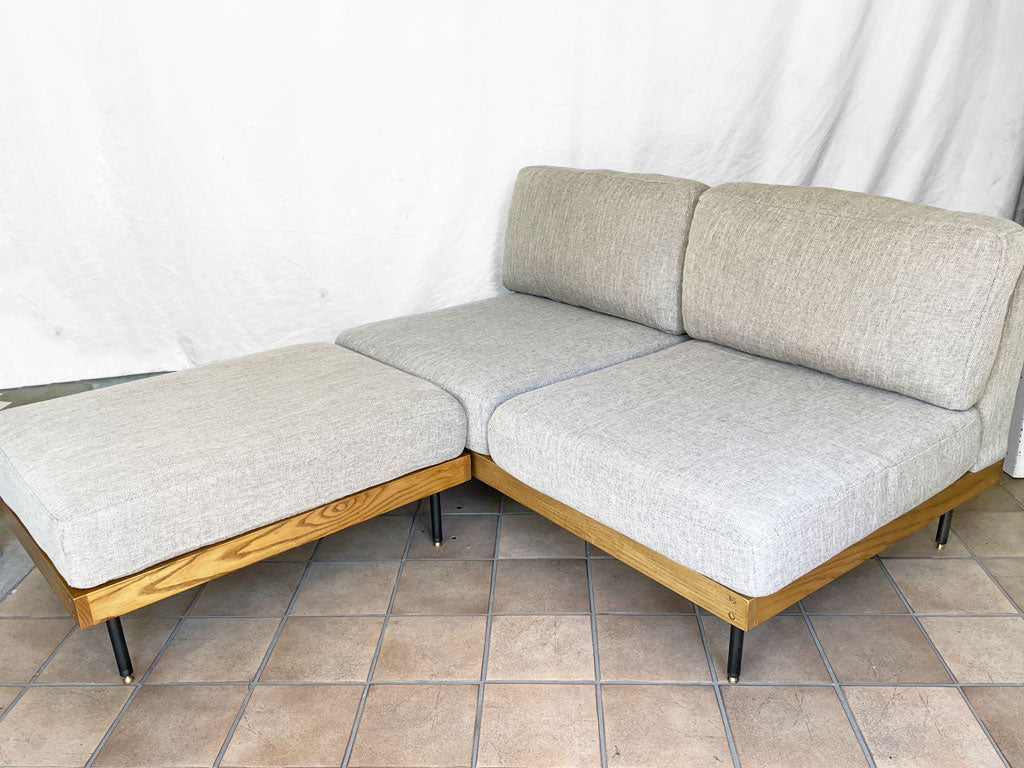ジャーナルスタンダードファニチャー journal standard Furniture リル LILLE 2シーターソファ オットマン スツール カバーリング ベージュ 別売り 中古品 買い取りしました。
