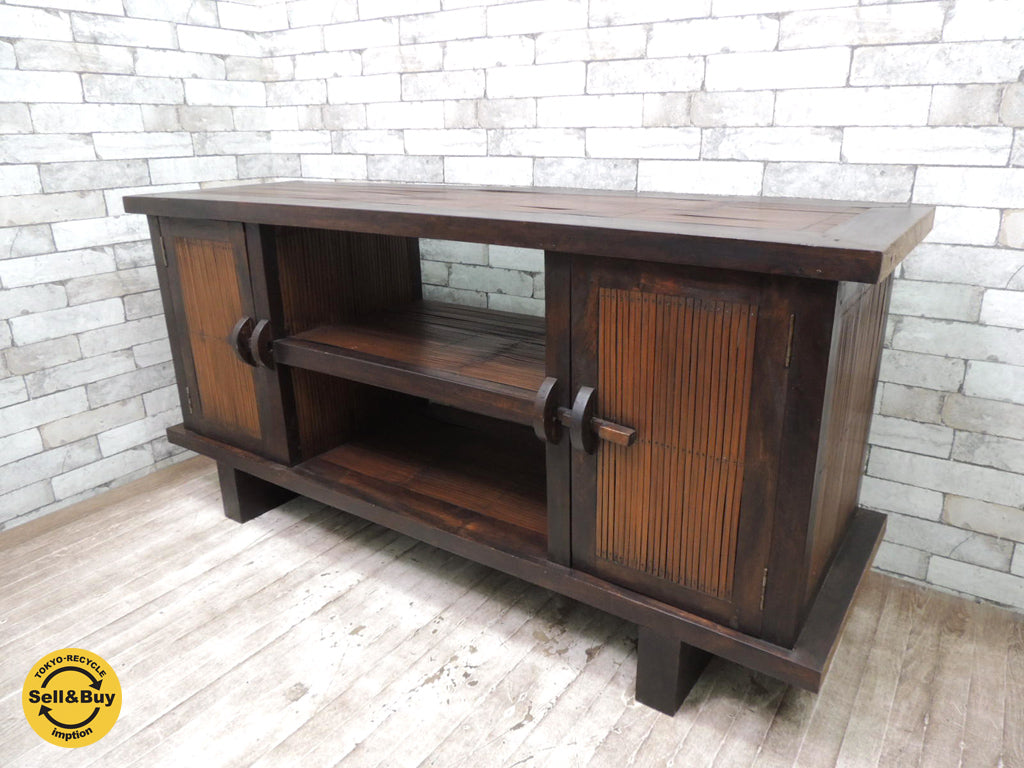 アジアン家具 バリ家具 バンブー サイドボード & デスク 買い取りしました。祖師ヶ谷大蔵店 出張買取もお任せ下さい。