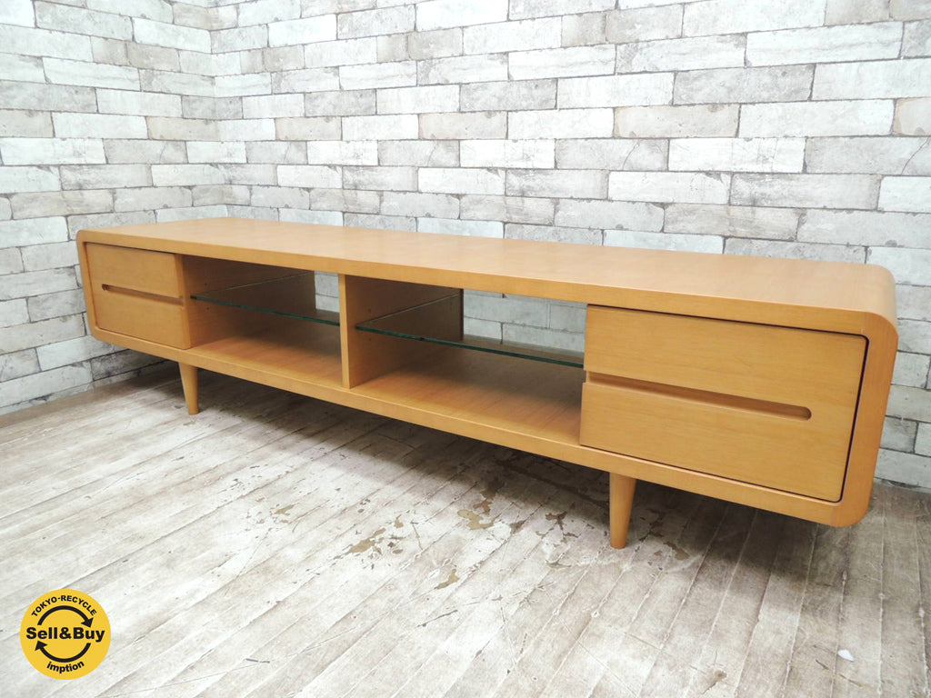 カンディハウス CONDE HOUSE エクリプス AVボード W180cm ヒッコリー材 蛯名紀之 中古品 買い取りしました。祖師ヶ谷大蔵店 出張買取もお任せ下さい。