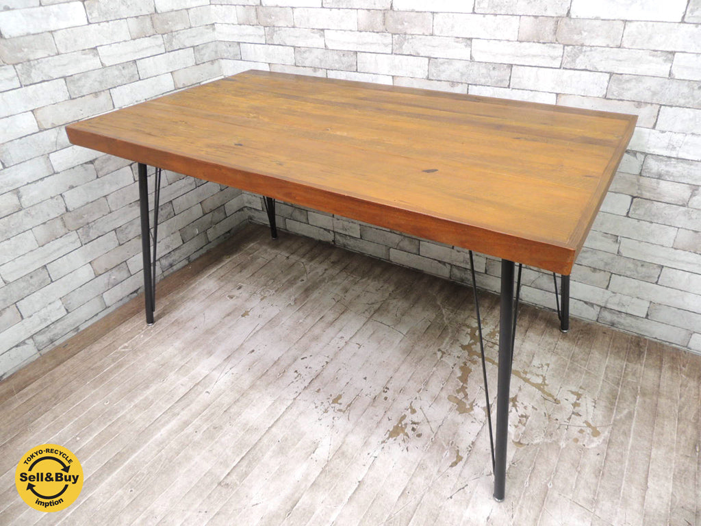 クラッシュゲート CRASH GATE ノットアンティークス Knot antiques フランク3 FRANK III ダイニングテーブル  中古品 買い取りしました。祖師ヶ谷大蔵店 出張買取もお任せ下さい。