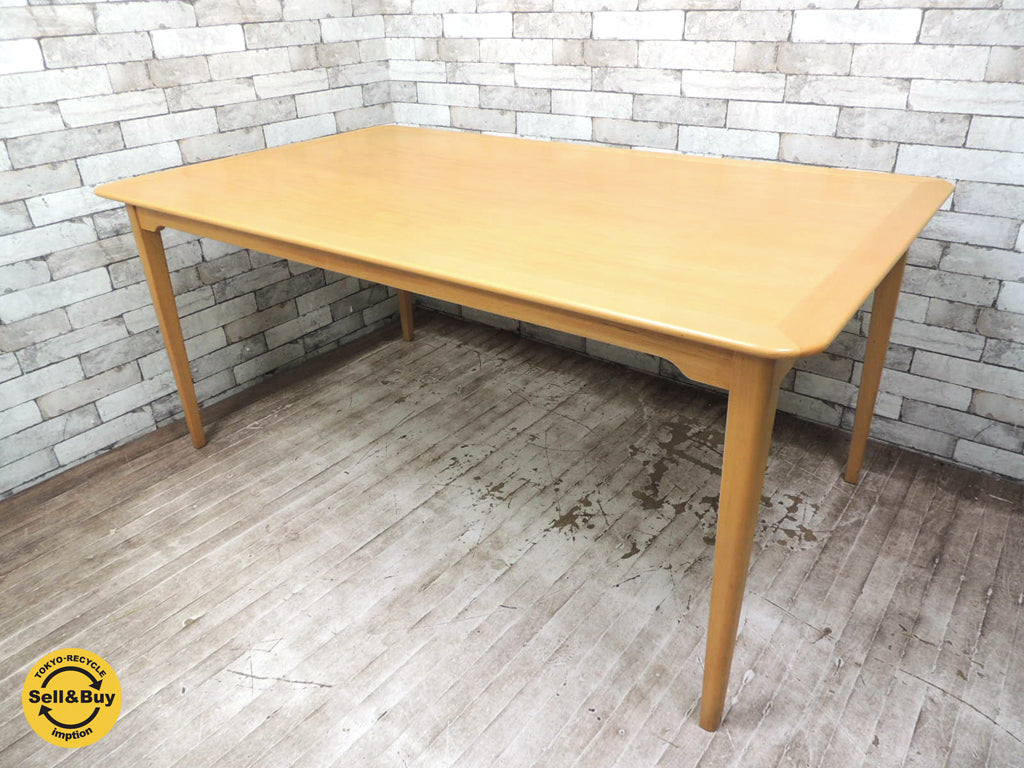 天童木工 TENDO ブナ材 160cm ダイニングテーブル & ナラ材 60&120&150cm センターテーブル  中古品 買い取りしました。祖師ヶ谷大蔵店 出張買取もお任せ下さい。