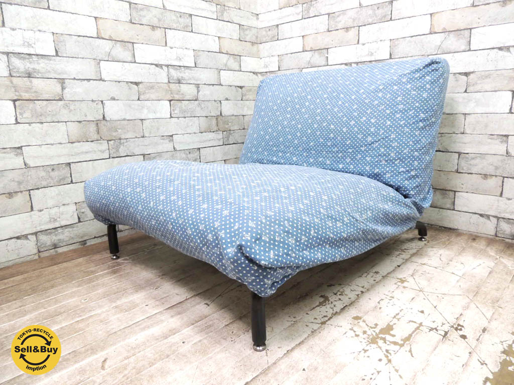 jsF ジャーナルスタンダードファニチャー journal standard Furniture ロデ RODEZ シリーズ リクライニングチェア 1p ソファ 参考価格:￥43,200 & ナティック NATIC 別注 マリン MARINE 別売りカバー付き 参考価格:￥28,080 ＝ お買い得な2点セット 買い取りしました！ 用賀店 出張買取もお任せ下さい！！